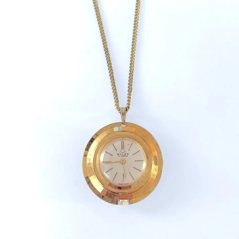 Vintage Buler 17 Jewels Pocket Watch